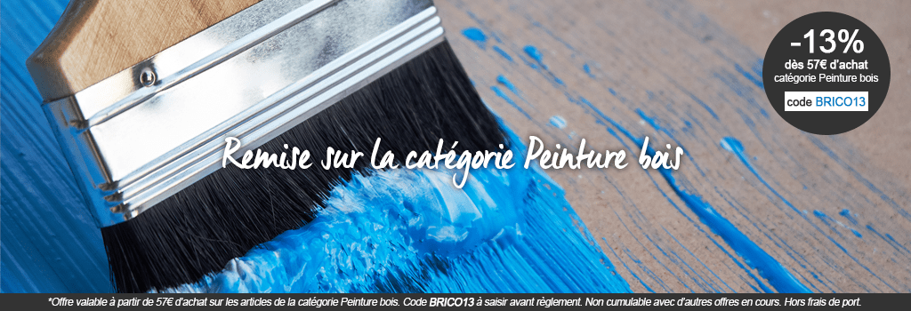 13% de remise sur la catégorie Peinture bois : evenenement shopping sur Jardindeco.com